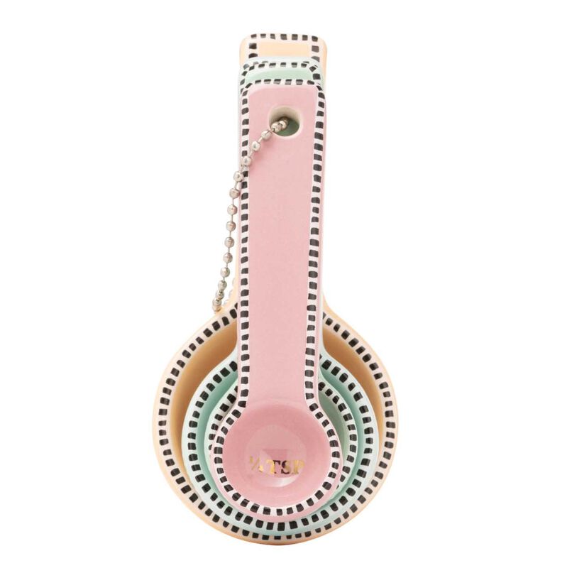 Yvonne Ellen Ceramic Pastel Measuring Spoons (Set of 4) image number 0