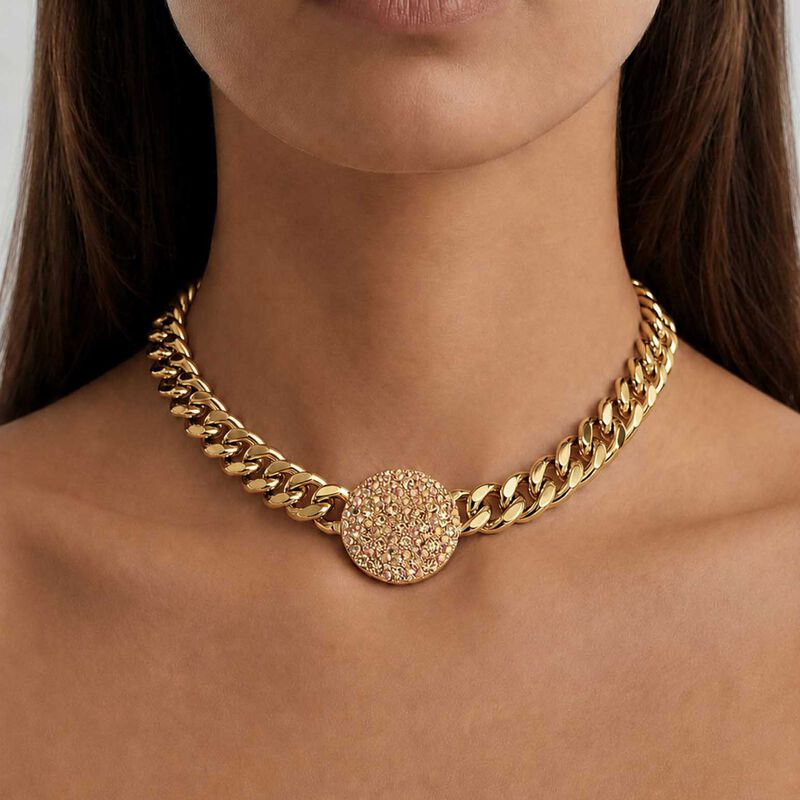 Dyrberg Kern Cosma Sg Golden Necklace image number 1