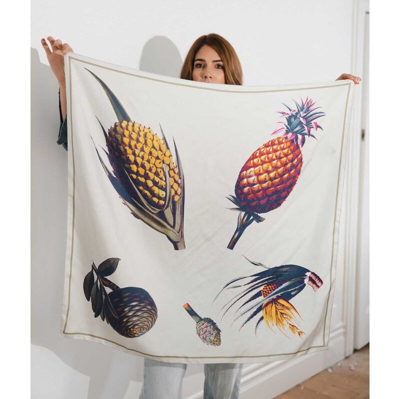 Artifact Pomona Grove Square Silk Scarf image number 1