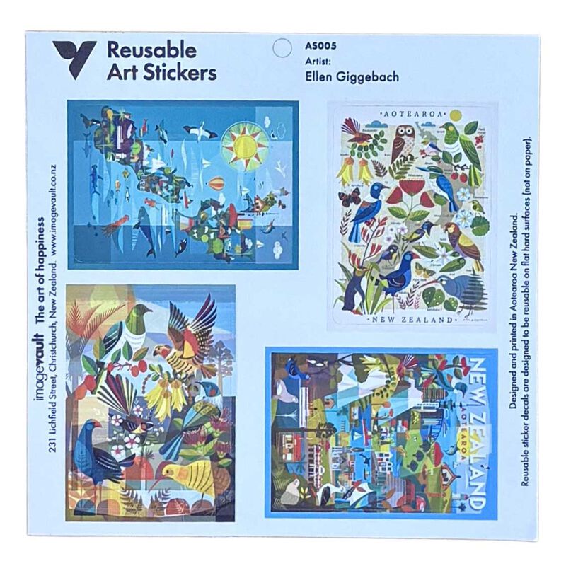 Ellen Giggenbach New Zealand Art Stickers image number 0