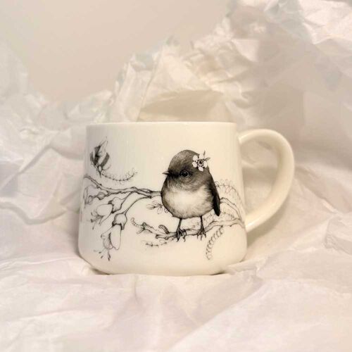 Katy Hayward Cup - So This Is Love - Miromiro/Tomtit & Kowhai
