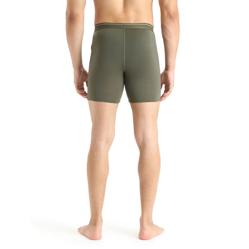 Icebreaker Mens Anatomica Long Boxers image number 4
