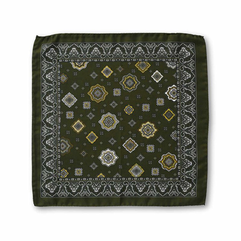Cambridge Square Foulard Pocket Square image number 0