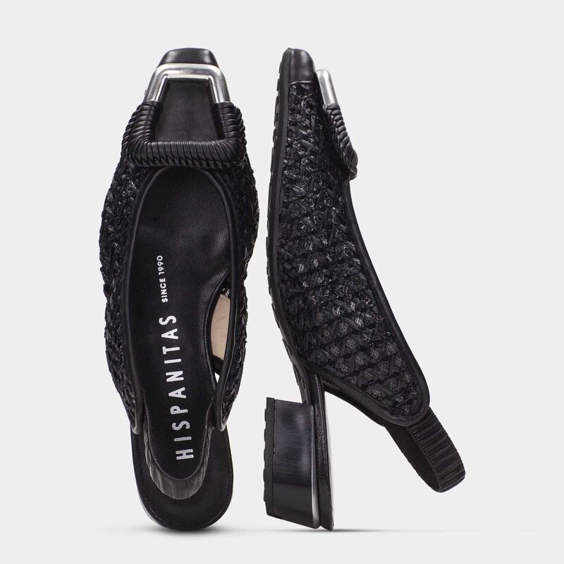 Hispanitas Azucena Raffia Slingback image number 3