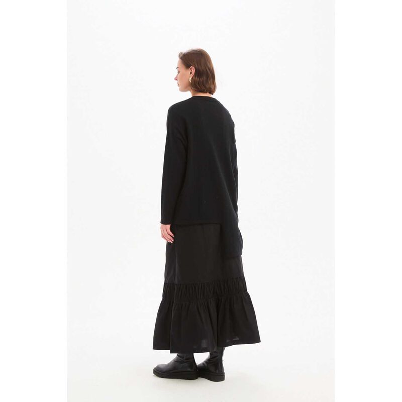 TIRELLI Asymmetric Zip Detail Knit image number 1