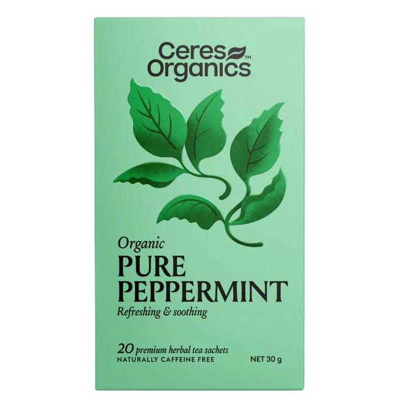 Ceres Organics Pure Peppermint Tea 20 Sachets image number 0