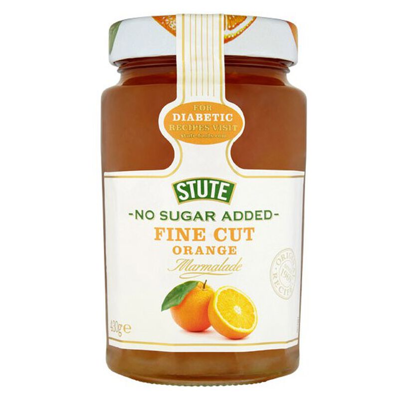 Stute No Sugar Added Fine Cut Orange Marmalade 430g image number 0