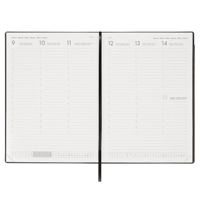 Legami 2026 Weekly Diary Maxi Deep Graphite image number 2