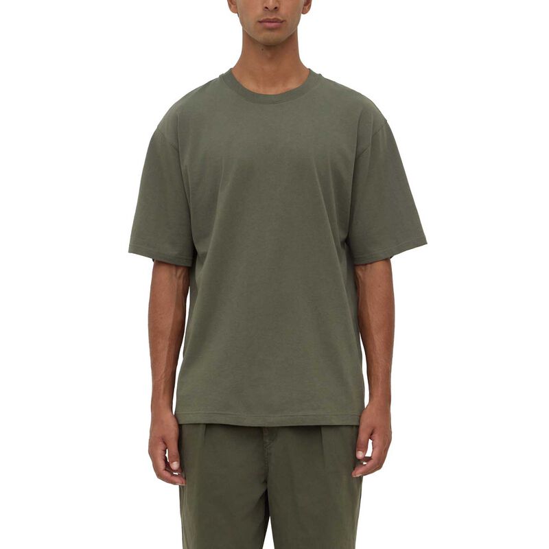 Assembly Label Knox Organic Oversized Tee Moss image number 0