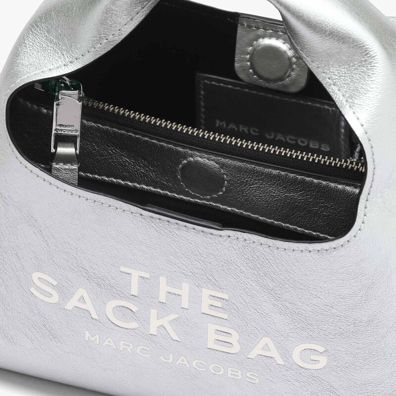 MARC JACOBS The Metallic Mini Sack Bag image number 2
