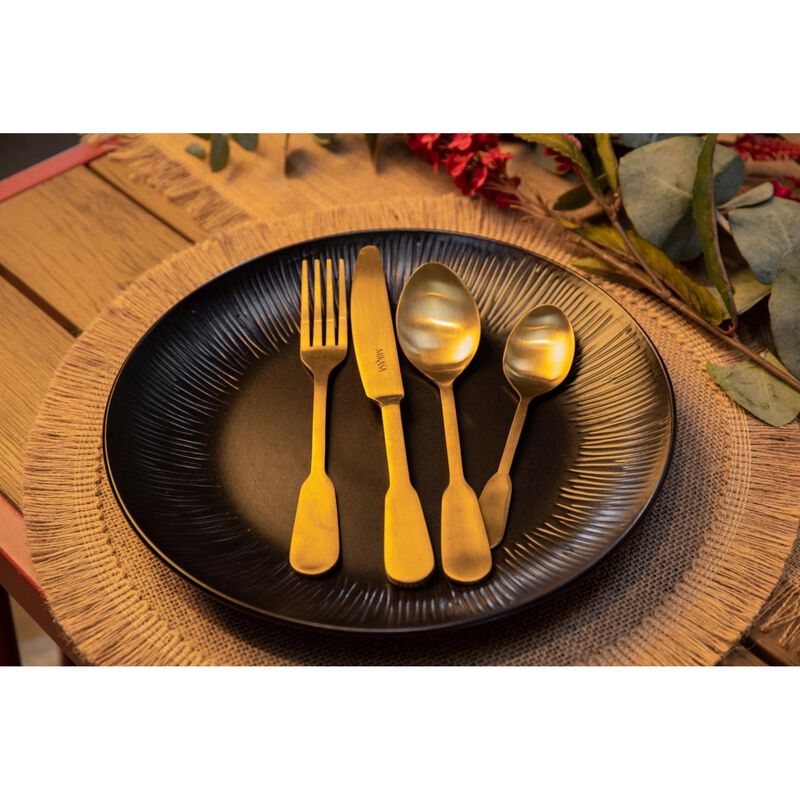 Mikasa Round Placemat Set Of 4 Hessian 38cm image number 3