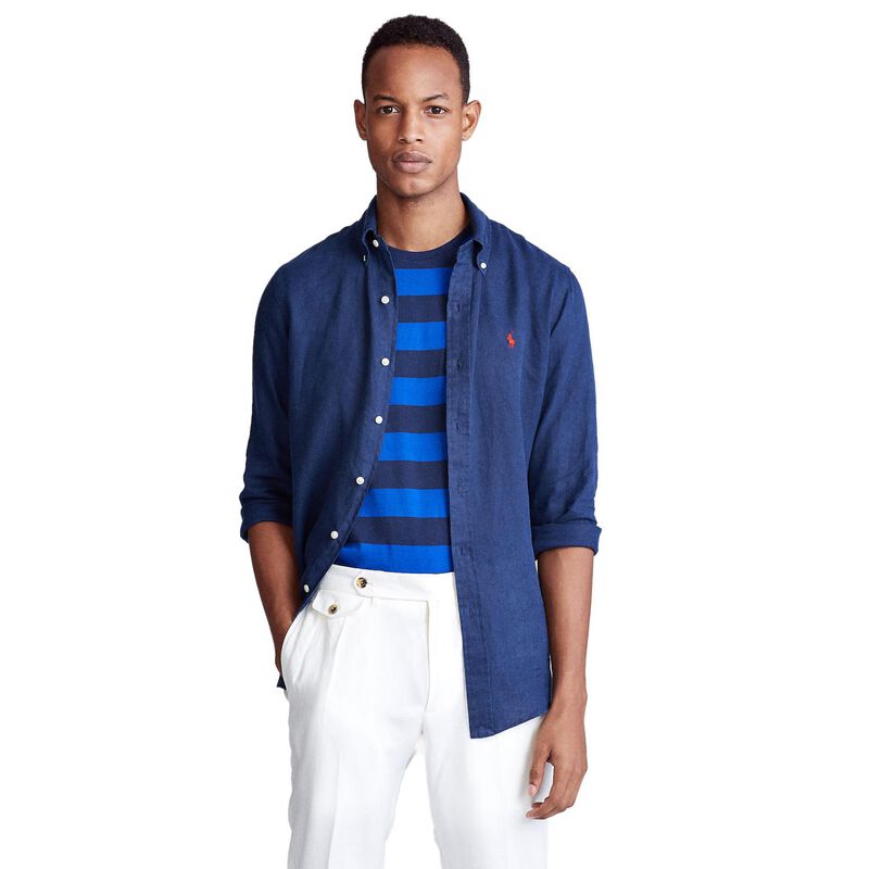 Polo Ralph Lauren Custom Fit Linen Shirt image number 0