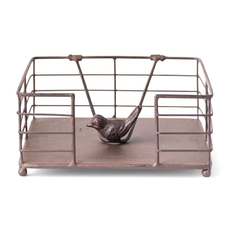 French Country Bird Napkin Holder image number 0