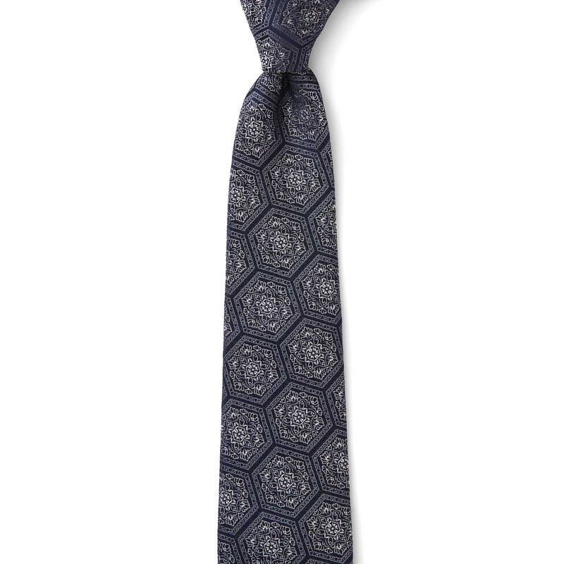 Cambridge Hex Foulard 7.5cm Tie image number 4