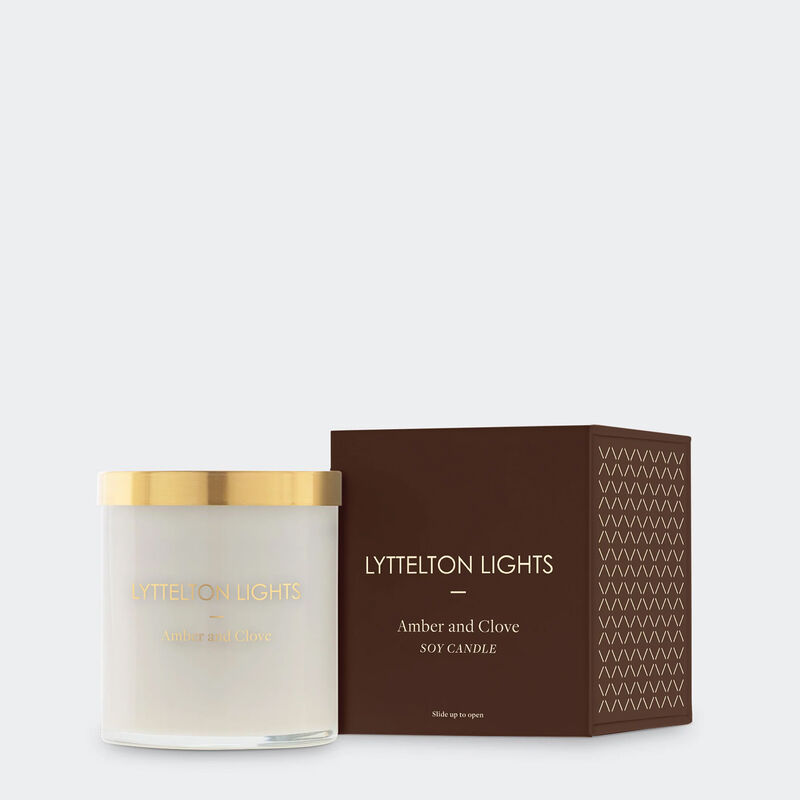 Lyttelton Lights Amber & Clove Candle image number 1