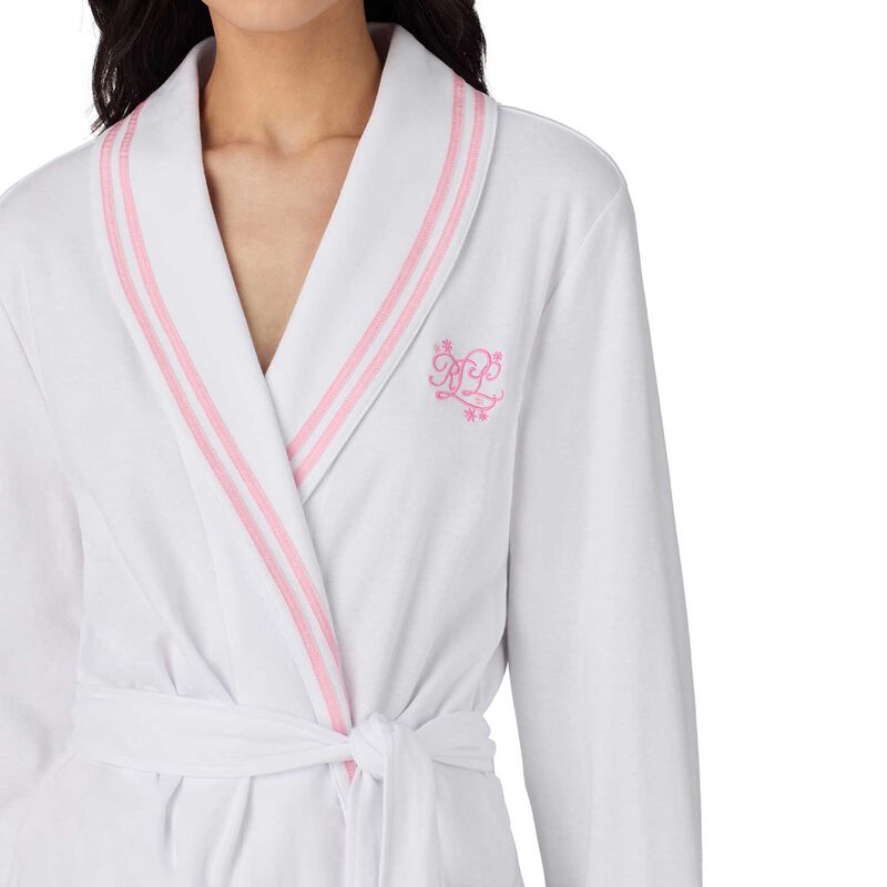 Lauren Ralph Lauren Cotton Interlock L/S Shawl Collar Robe image number 2