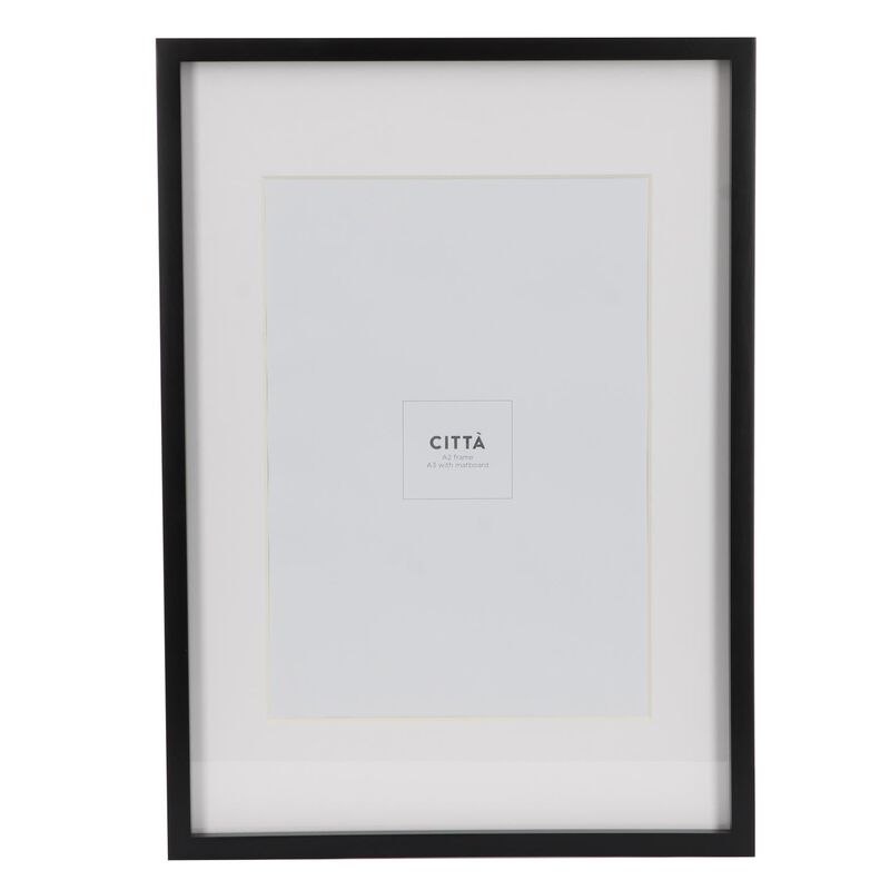 Citt&agrave; Edge Frame Black A3 44.4x62.4cmh image number 0