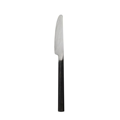 French Country Black Handle Dessert Knife
