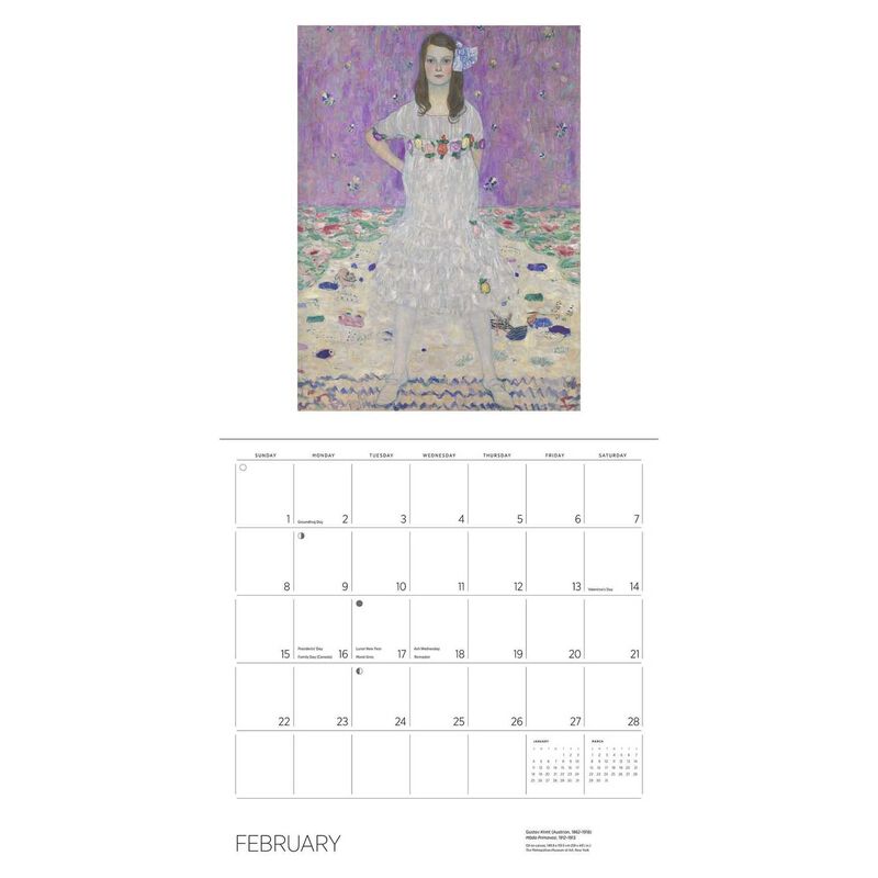 Pomegranate Gustav Klimt 2026 Wall Calendar image number 1