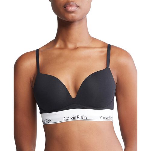 Calvin Klein Modern Cotton Plunge Push Up Bra
