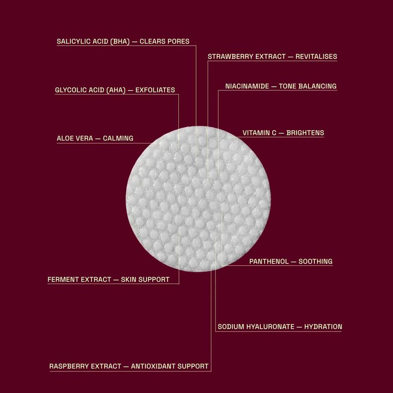 Max and Louie Prepy Glow Swipe Exfoliating Pads image number 2