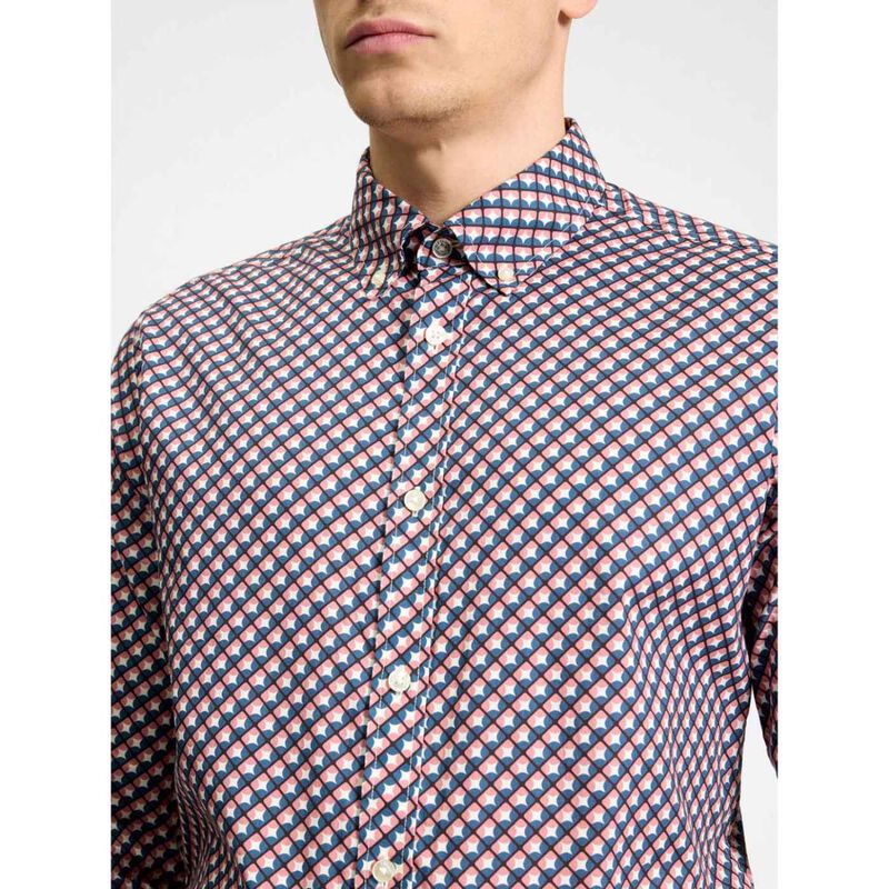 Ben Sherman Split Geo Print Shirt image number 2
