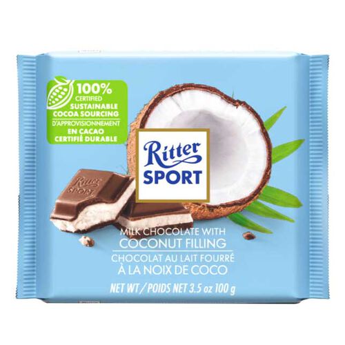 Ritter Sport Coconut Chocolate Bar 100g
