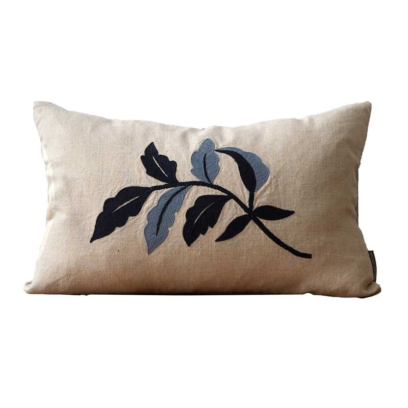 Wallace Cotton Antoinette Embroidery Rectangle Cushion Cover image number 0