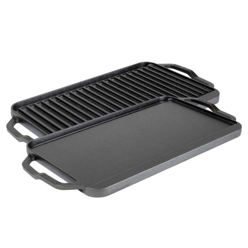 Lodge Cast Iron Chef Collection Reversible Grill/Griddle 49cm image number 0