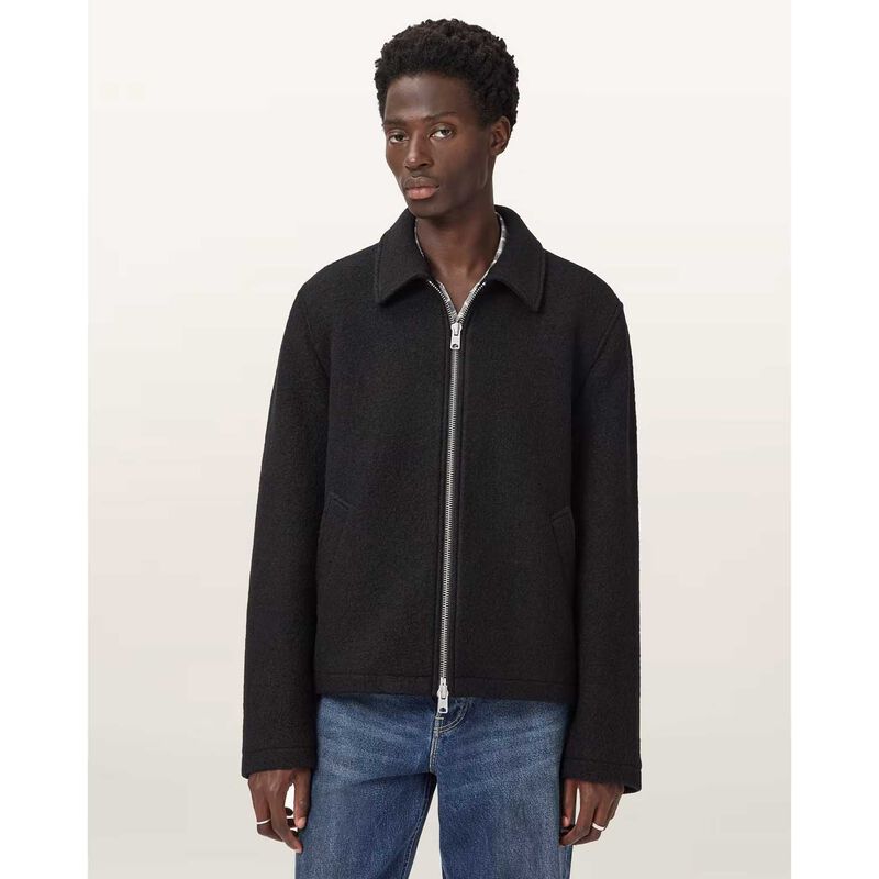 AllSaints Celeste Cropped Wool Jacket image number 2