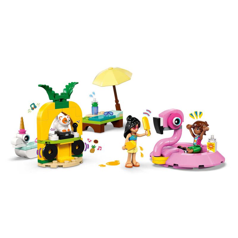 LEGO Friends Unicorn & Flamingo Pool Party image number 2