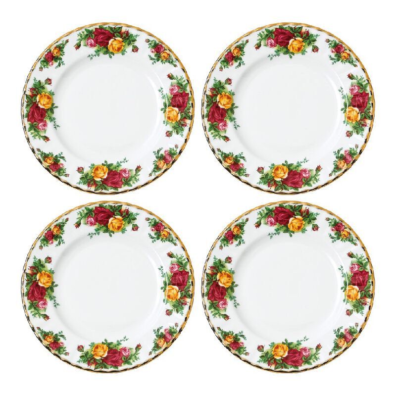 Royal Albert Old Country Roses Plate 20cm Set of 4 image number 0