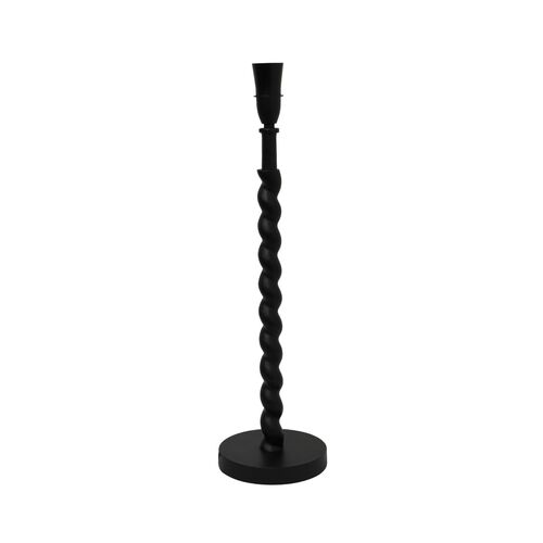 French Country Twist Table Lamp Base Short