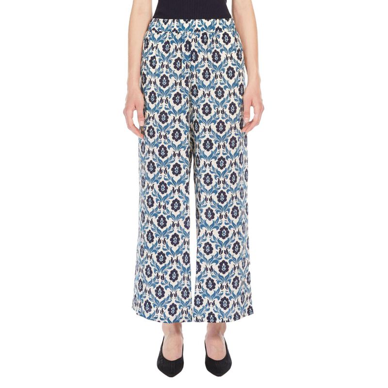 Weekend Max Mara Eusebio Printed Silk Pant image number 0