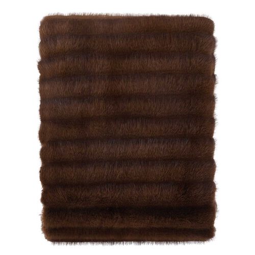 Top Drawer Sable Throw 650Gsm Carved Fur - 150x200cm