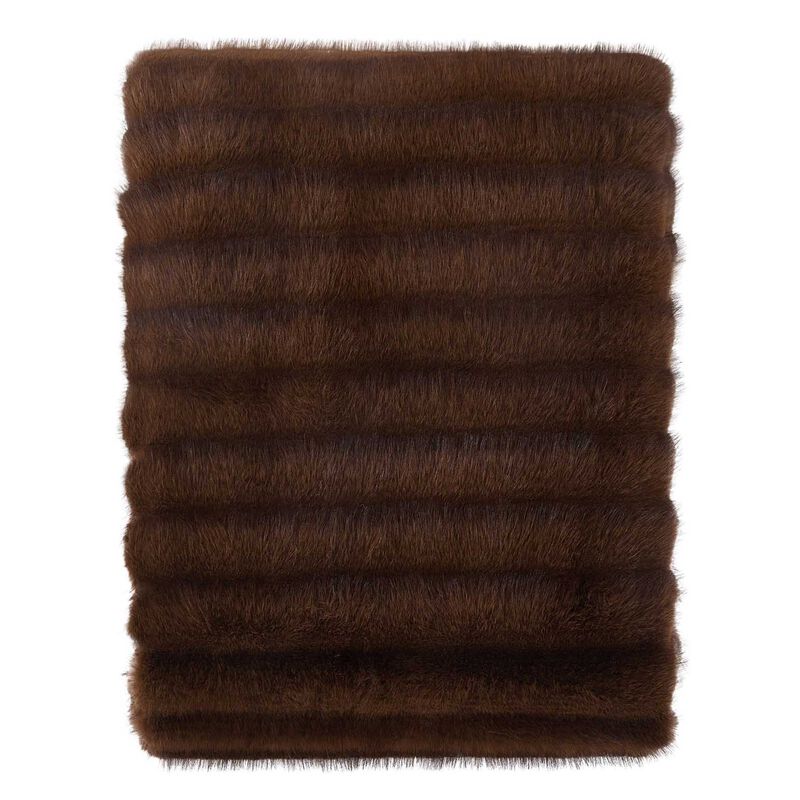 Top Drawer Sable Throw 650Gsm Carved Fur - 150x200cm image number 0