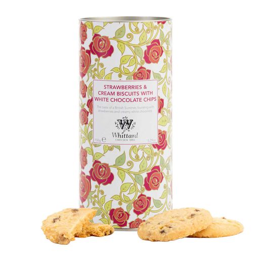 Whittard Strawberries & Cream Biscuits with White Chocolate Chips 150g