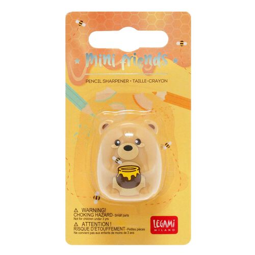 Legami Mini Friends Teddy Bear Pencil Sharpener