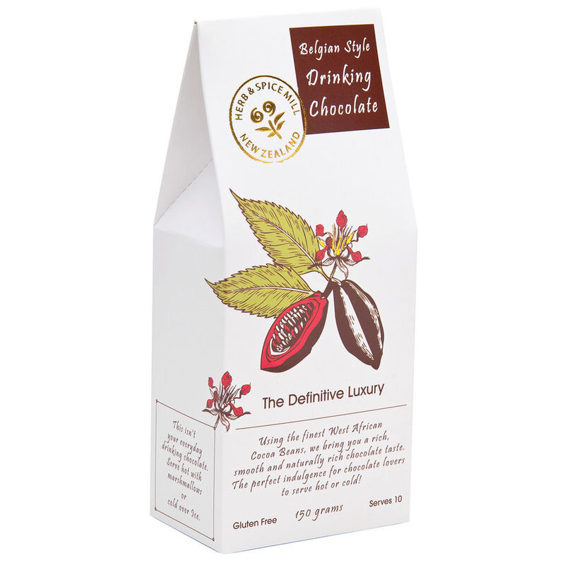 Herb and Spice Mill Gluten Free Belgian Style Drinking Chocolate 150g image number 0