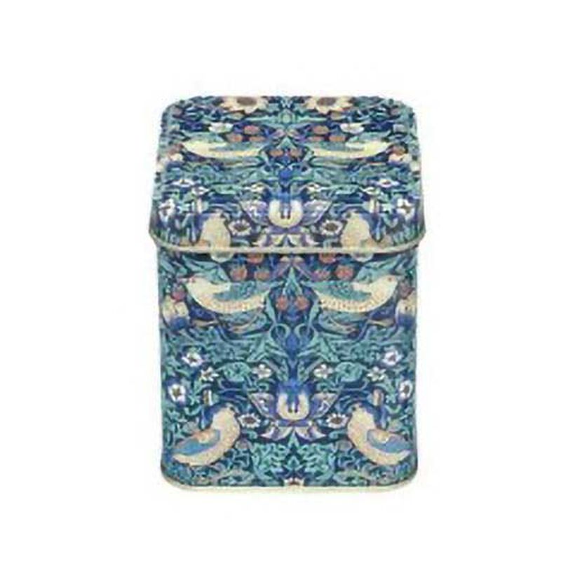 Arts & Crafts Small Square Tin Blue 76x76x93mm image number 0