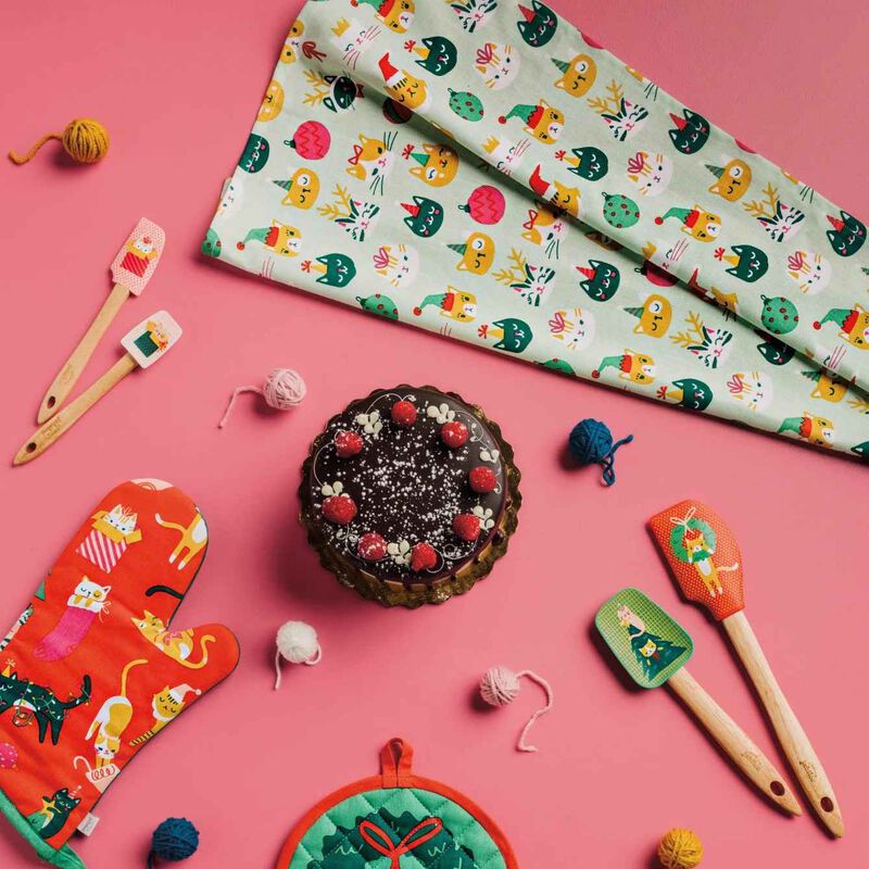Danica Let It Meow Set Of 2 Christmas Spatulas image number 1