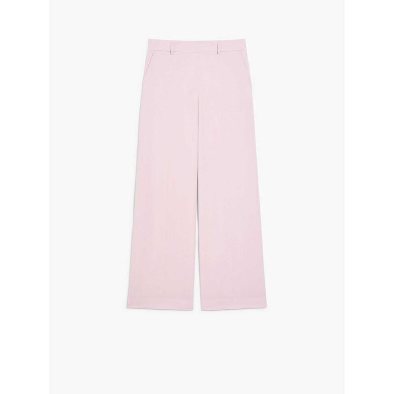 Weekend Max Mara Visivo Wool Canvas Palazzo Trousers image number 2