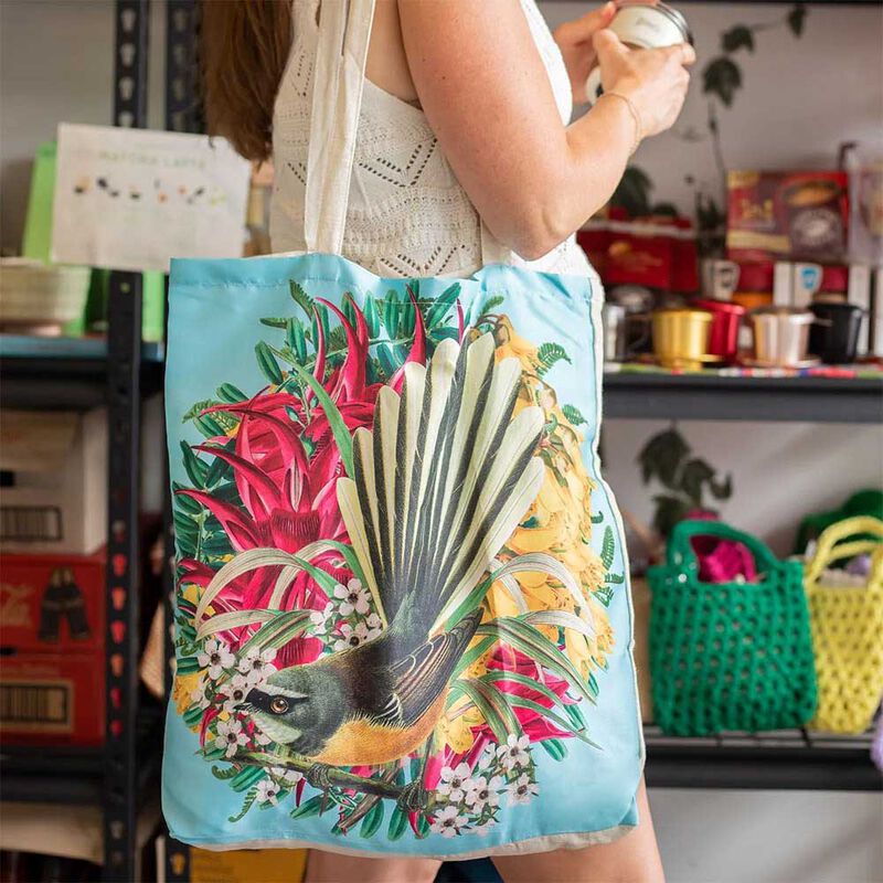 Botanical Fantail Shopping Bag image number 1