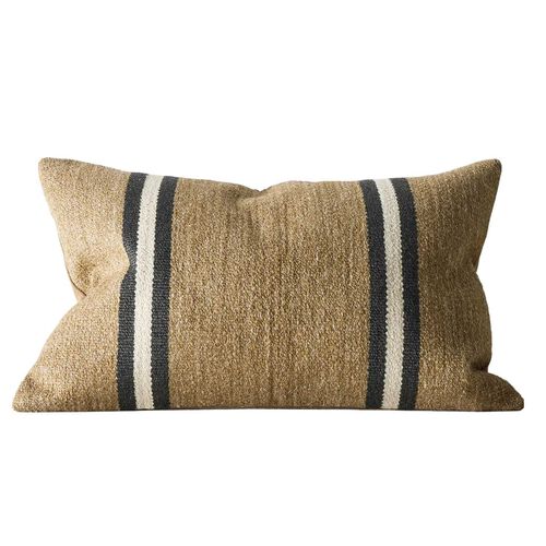 Weave Home Mila Striped Cushion With Feather Inner 40x60cm