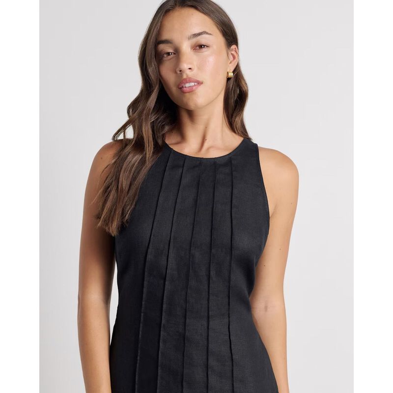 JAG Merenda Linen Pintuck Dress image number 2