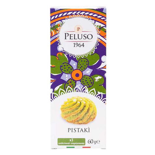 Peluso Almond Biscuit With Pistachio 60g