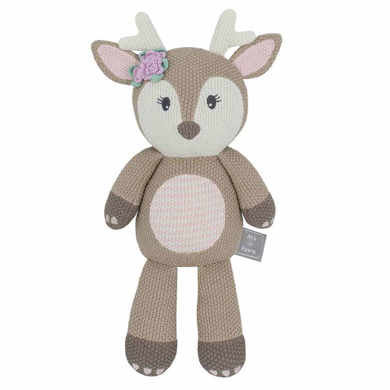 Living Textiles Ava the Fawn Whimsical Softie Toy image number 0