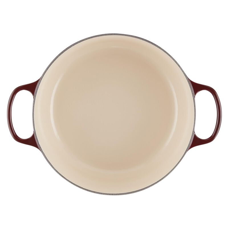 Le Creuset Signature Round Casserole/Oven 28cm Garnet Gold Knob image number 2