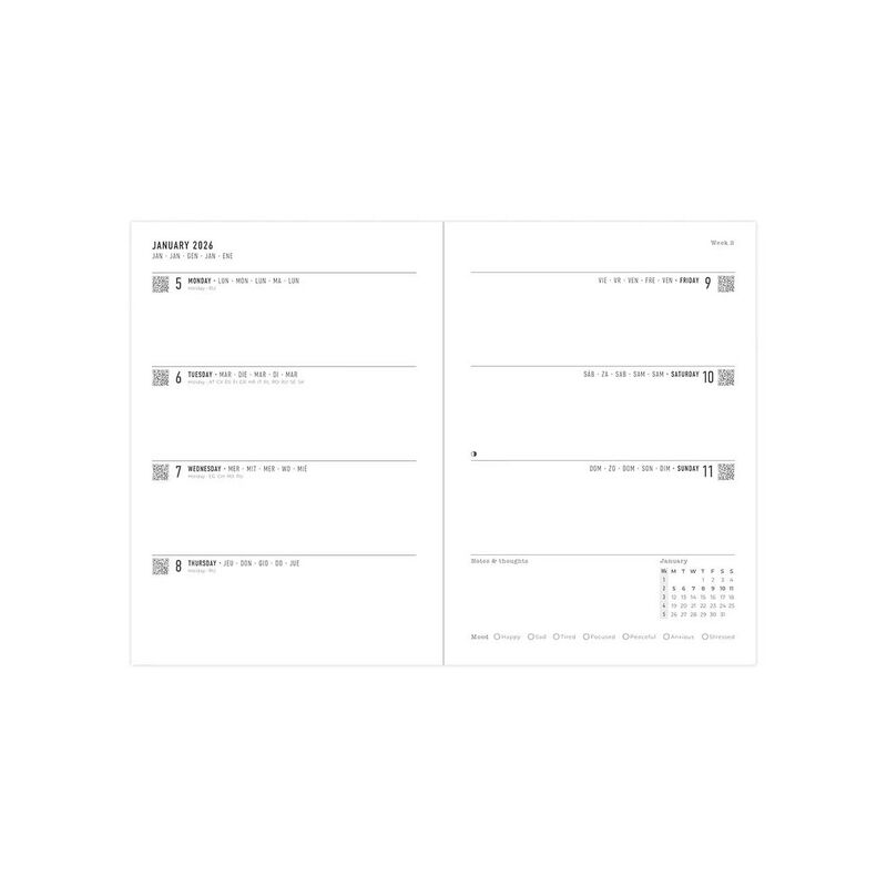 Letts of London Diary Conscious Evergreen A5 WTV Pine 2026 image number 1