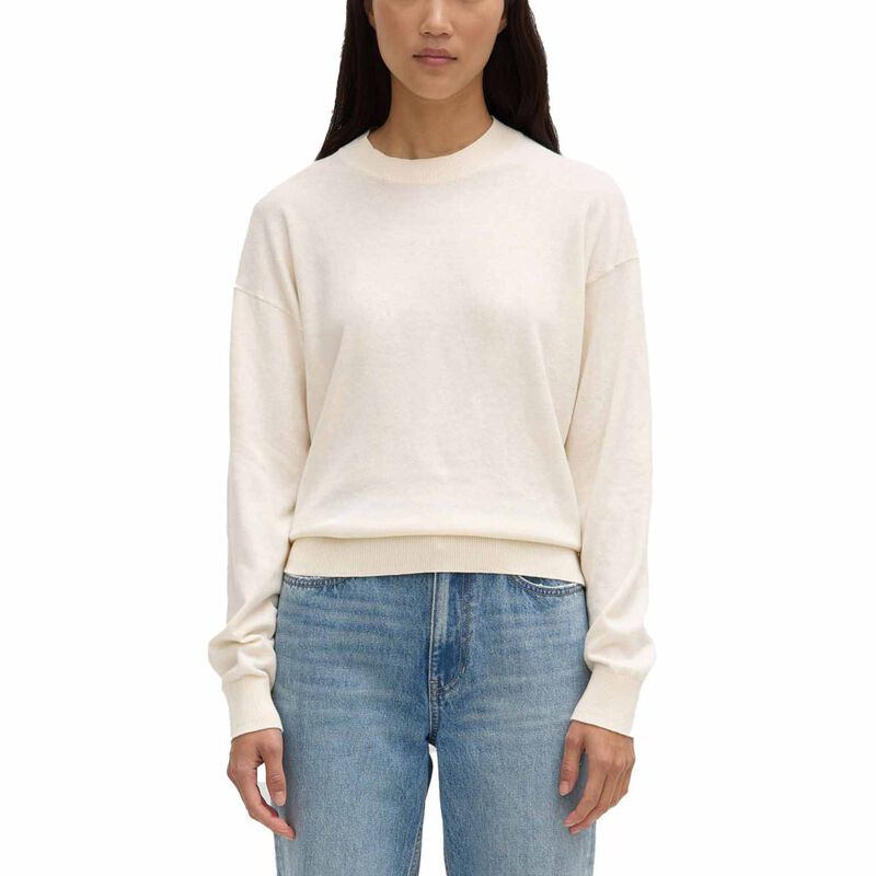 Assembly Label Cotton Cashmere Lounge Sweater Cream image number 0
